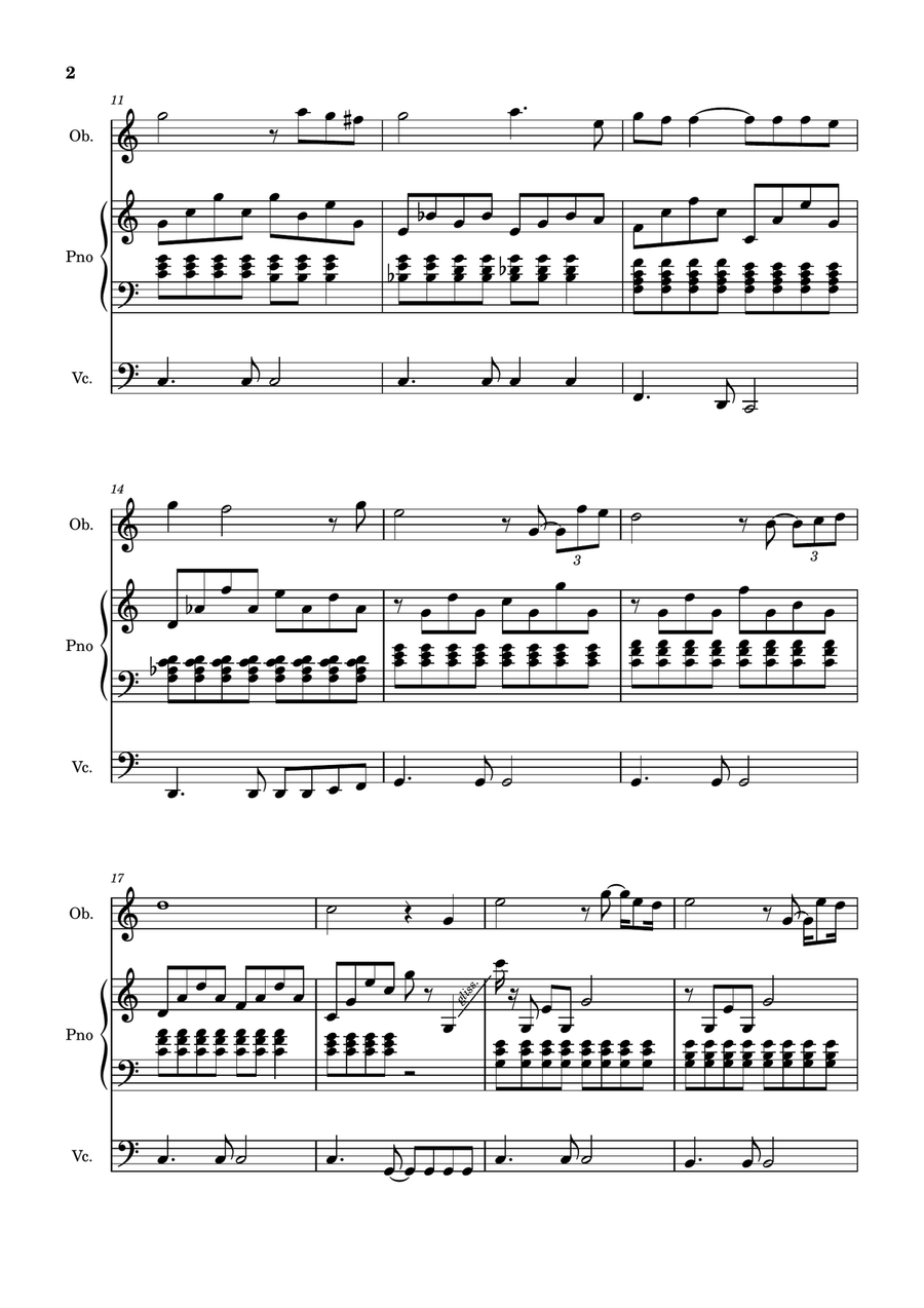My Way My Way Oboe scores gallery preview page 2