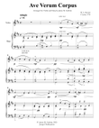 Mozart: Ave Verum Corpus for Violin & Harp