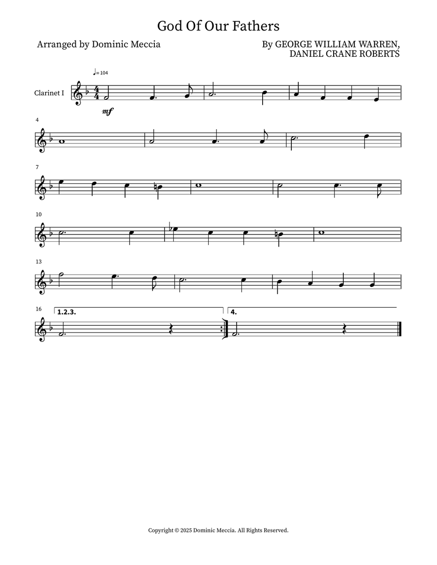 God Of Our Fathers God Of Our Fathers Small Ensemble scores gallery preview page 3