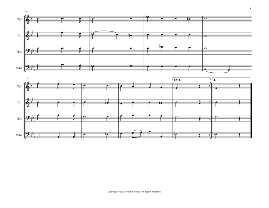 God Of Our Fathers God Of Our Fathers Small Ensemble scores gallery preview page 2