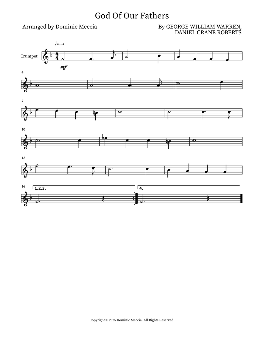 God Of Our Fathers God Of Our Fathers Small Ensemble scores gallery preview page 3