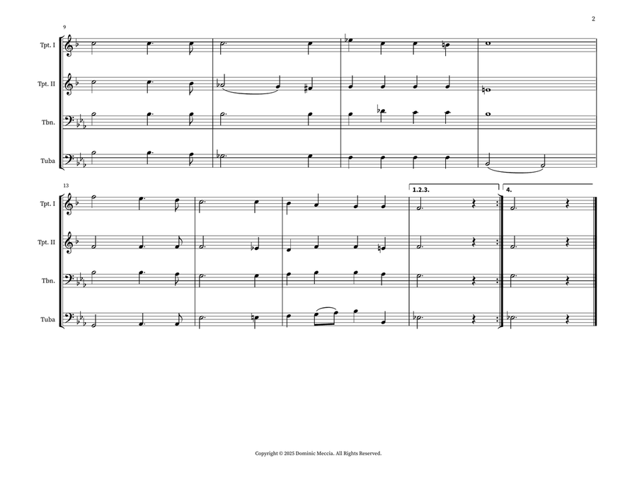 God Of Our Fathers God Of Our Fathers Small Ensemble scores gallery preview page 2