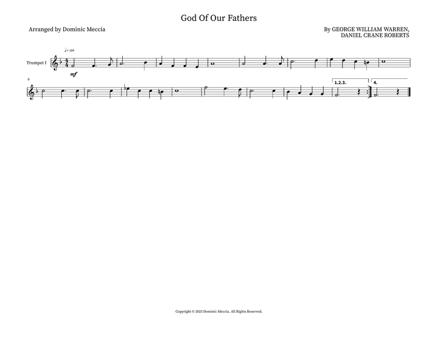God Of Our Fathers God Of Our Fathers Small Ensemble scores gallery preview page 3