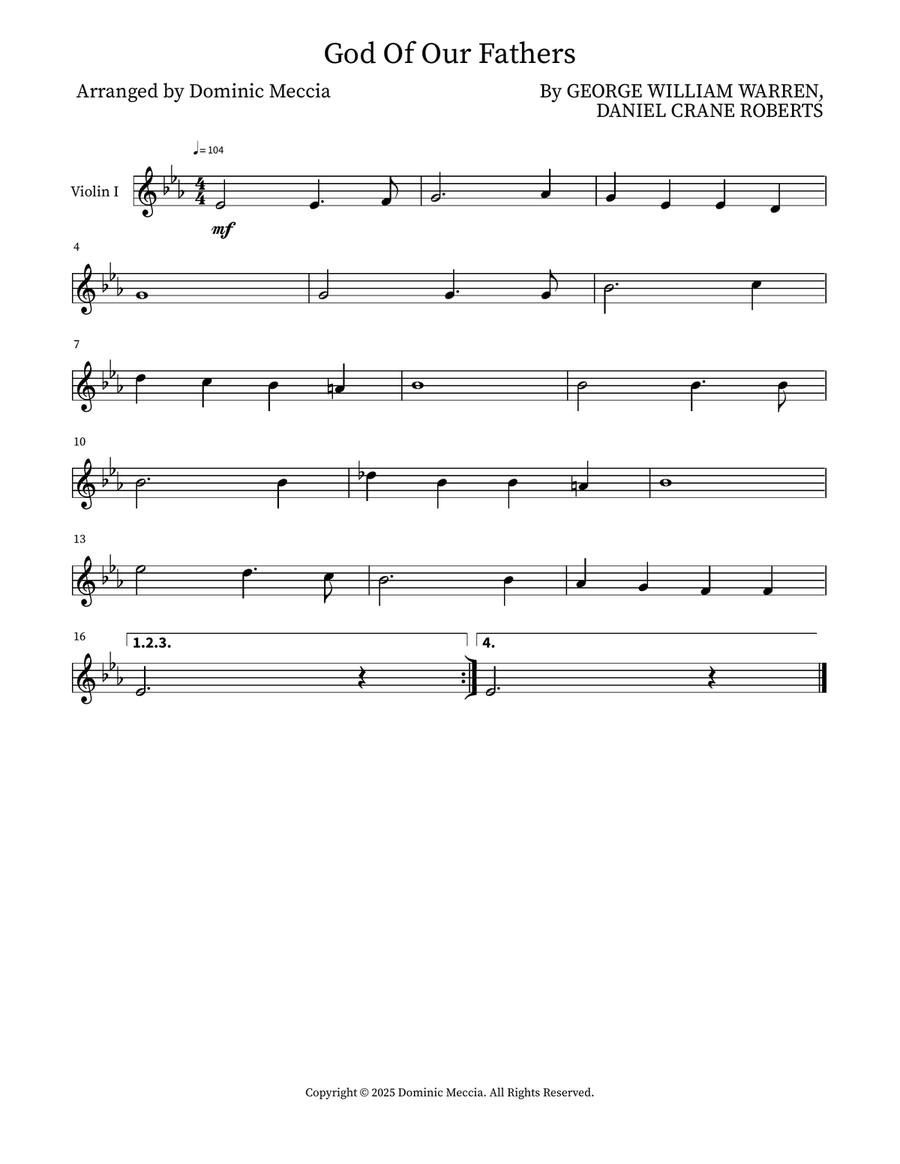 God Of Our Fathers God Of Our Fathers Small Ensemble scores gallery preview page 3