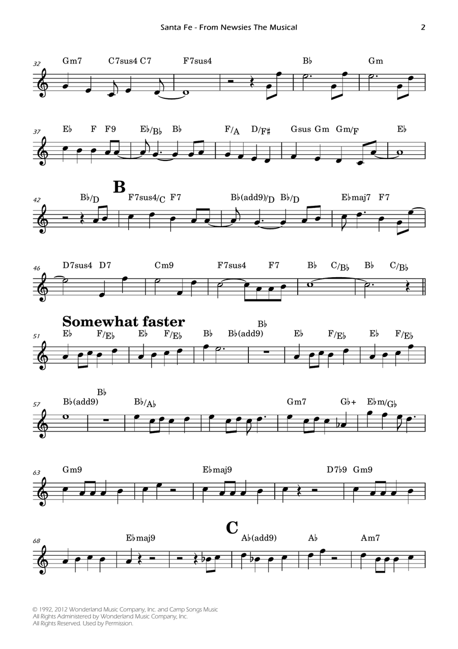 Santa Fe Santa Fe B-Flat Clarinet scores gallery preview page 2