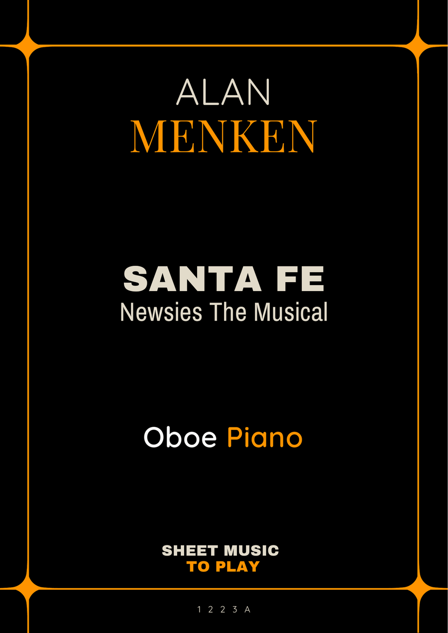 Santa Fe Santa Fe Piano scores gallery preview page 1