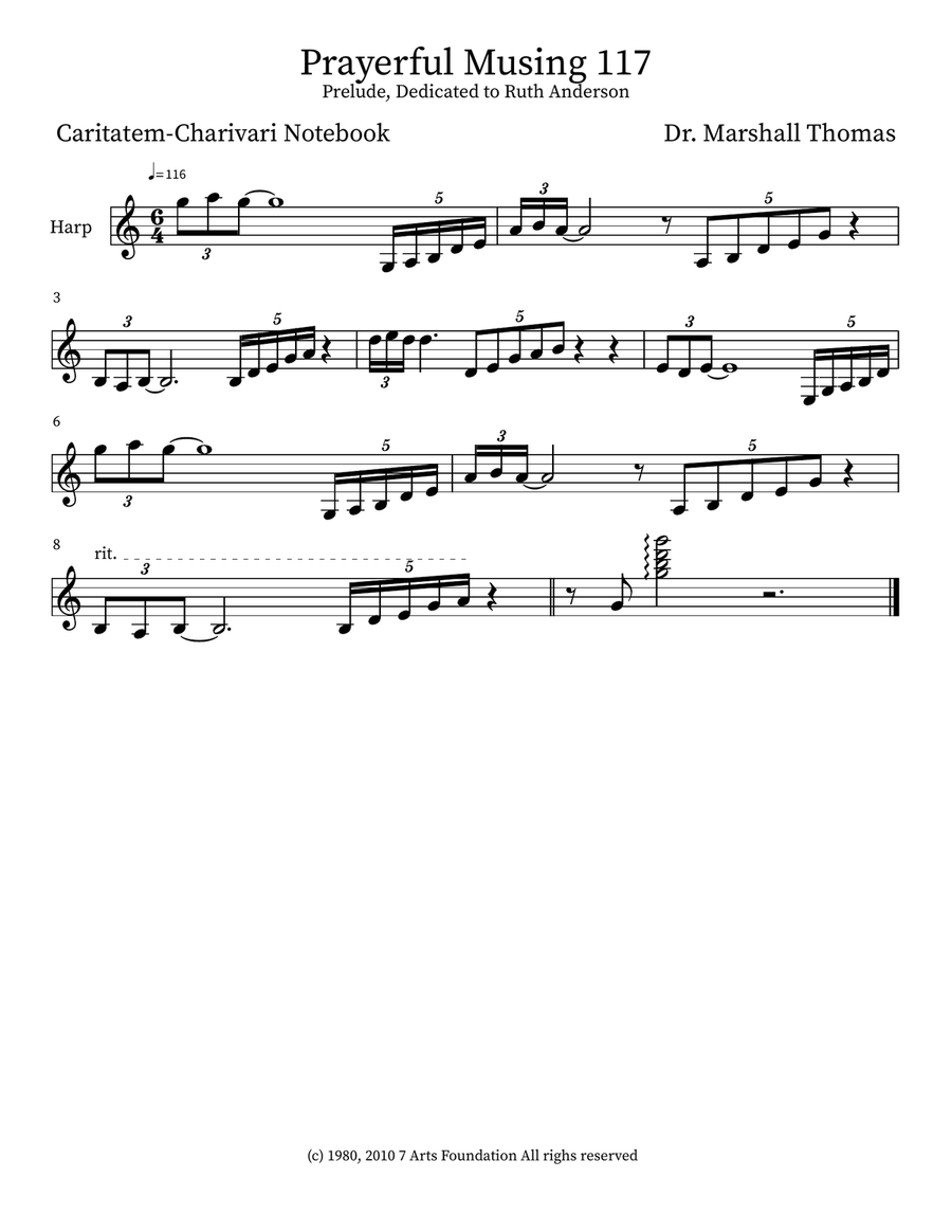 Prayerful Musing 117 Prayerful Musing 117 Small Ensemble scores gallery preview page 4