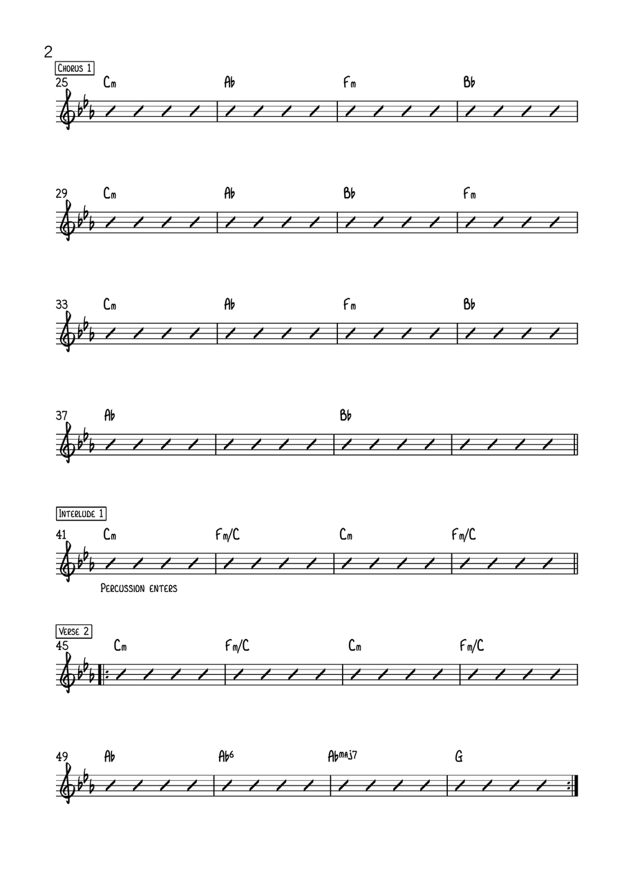 Unfaithful Unfaithful Piano scores gallery preview page 2
