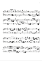 Preludio IV BWV 873 - Johann Sebastian Bach Piano Solo scores gallery preview page 3