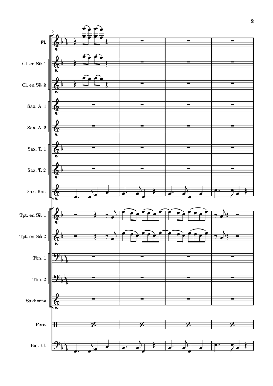 Amigo Amigo Concert Band scores gallery preview page 3