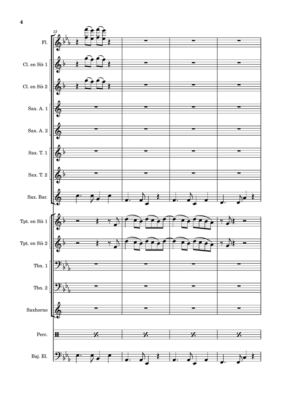 Amigo Amigo Concert Band scores gallery preview page 4