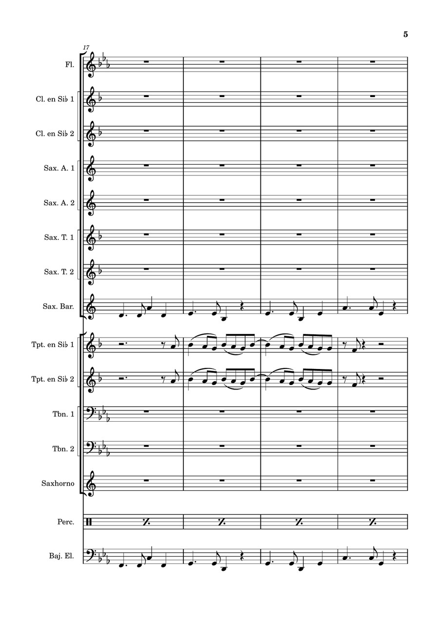 Amigo Amigo Concert Band scores gallery preview page 5