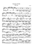 Preludio XVIII BWV 887 - Johann Sebastian Bach