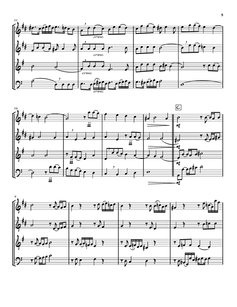 Canzona Per Sonore No. 2 Canzona Per Sonore No. 2 Brass Quartet scores gallery preview page 3