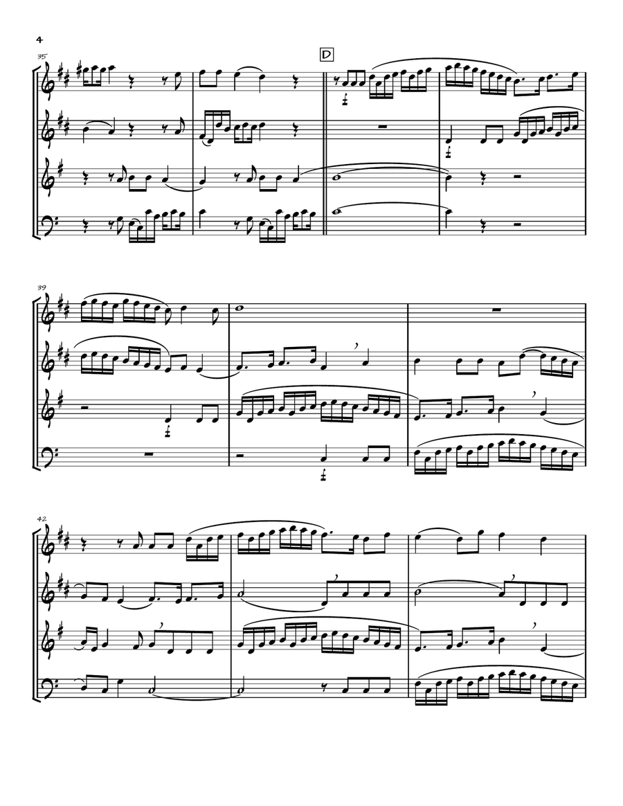Canzona Per Sonore No. 2 Canzona Per Sonore No. 2 Brass Quartet scores gallery preview page 4