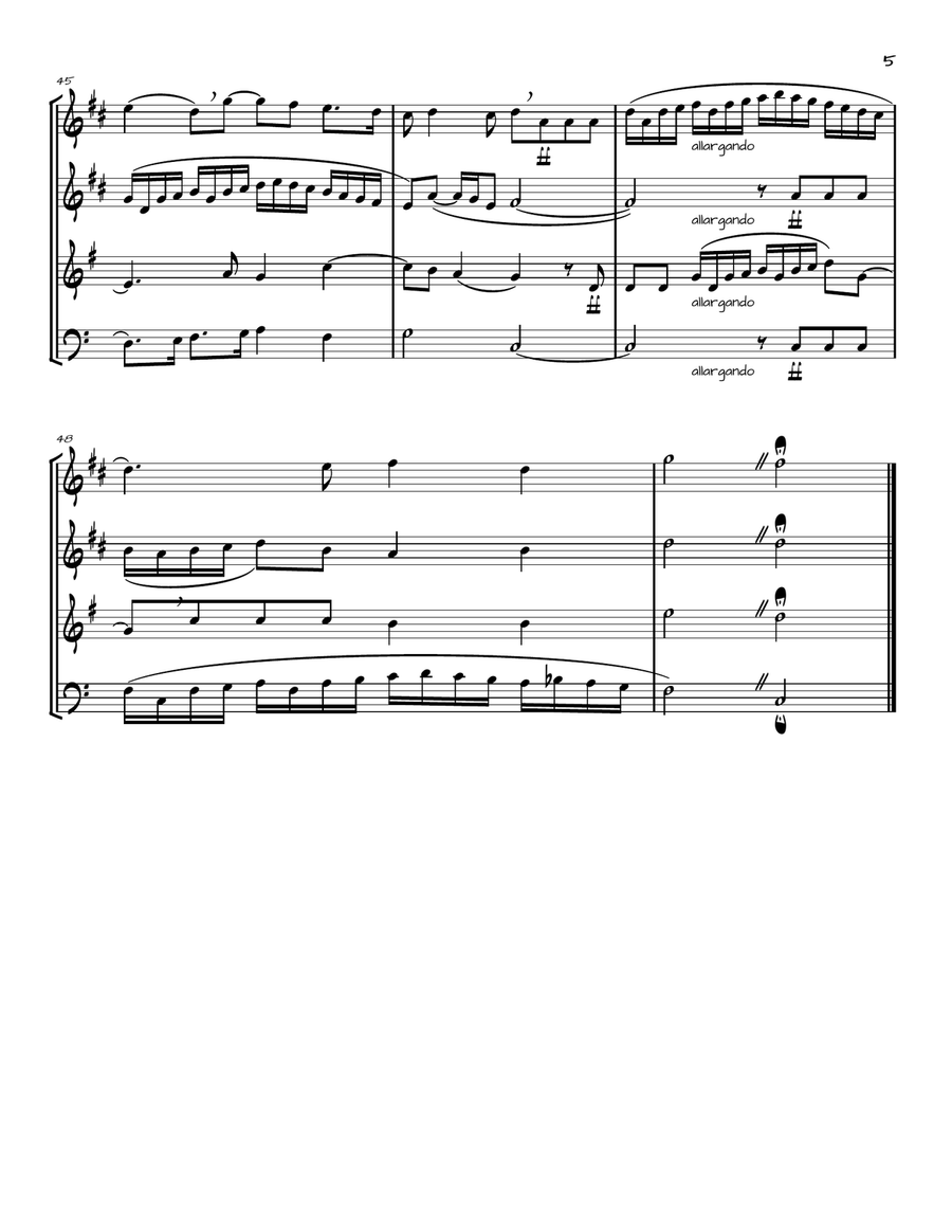 Canzona Per Sonore No. 2 Canzona Per Sonore No. 2 Brass Quartet scores gallery preview page 5