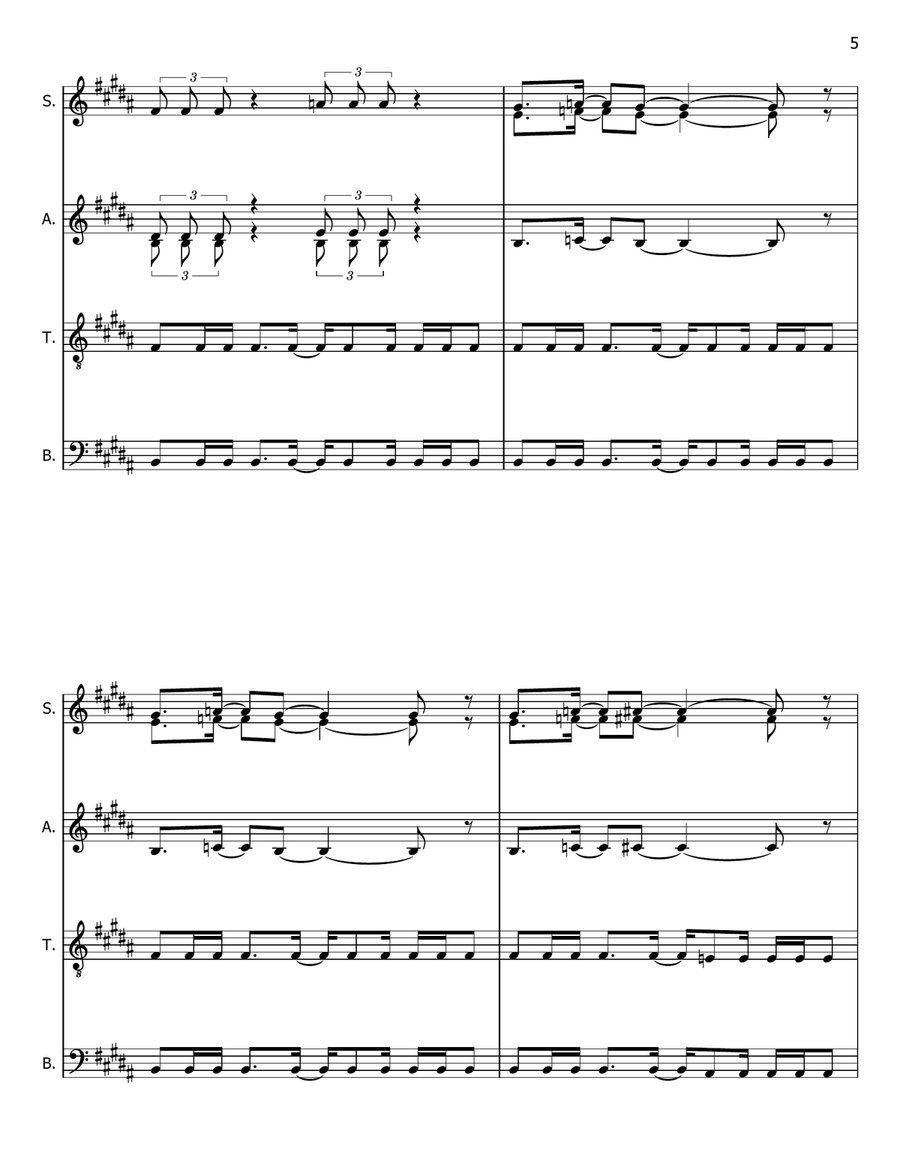 Nyon Nyon Nyon Nyon Divisi scores gallery preview page 5