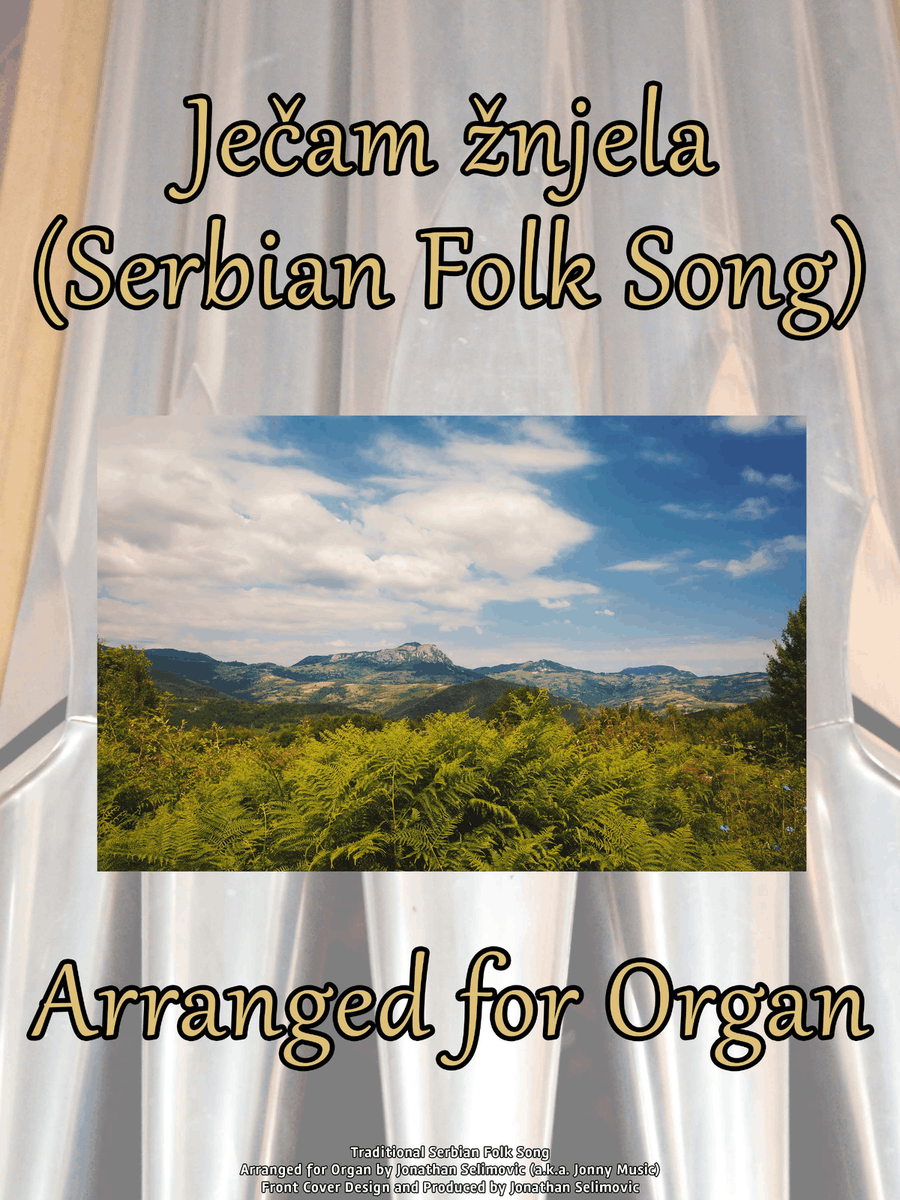 Ječam žnjela (Serbian Folk Song) Organ Solo scores gallery preview page 1