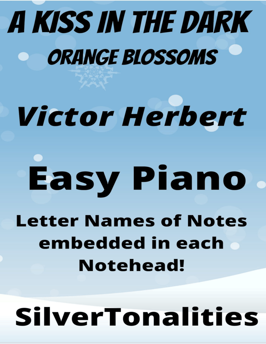 A Kiss in the Dark Easiest Piano Sheet Music Piano Method scores gallery preview page 1