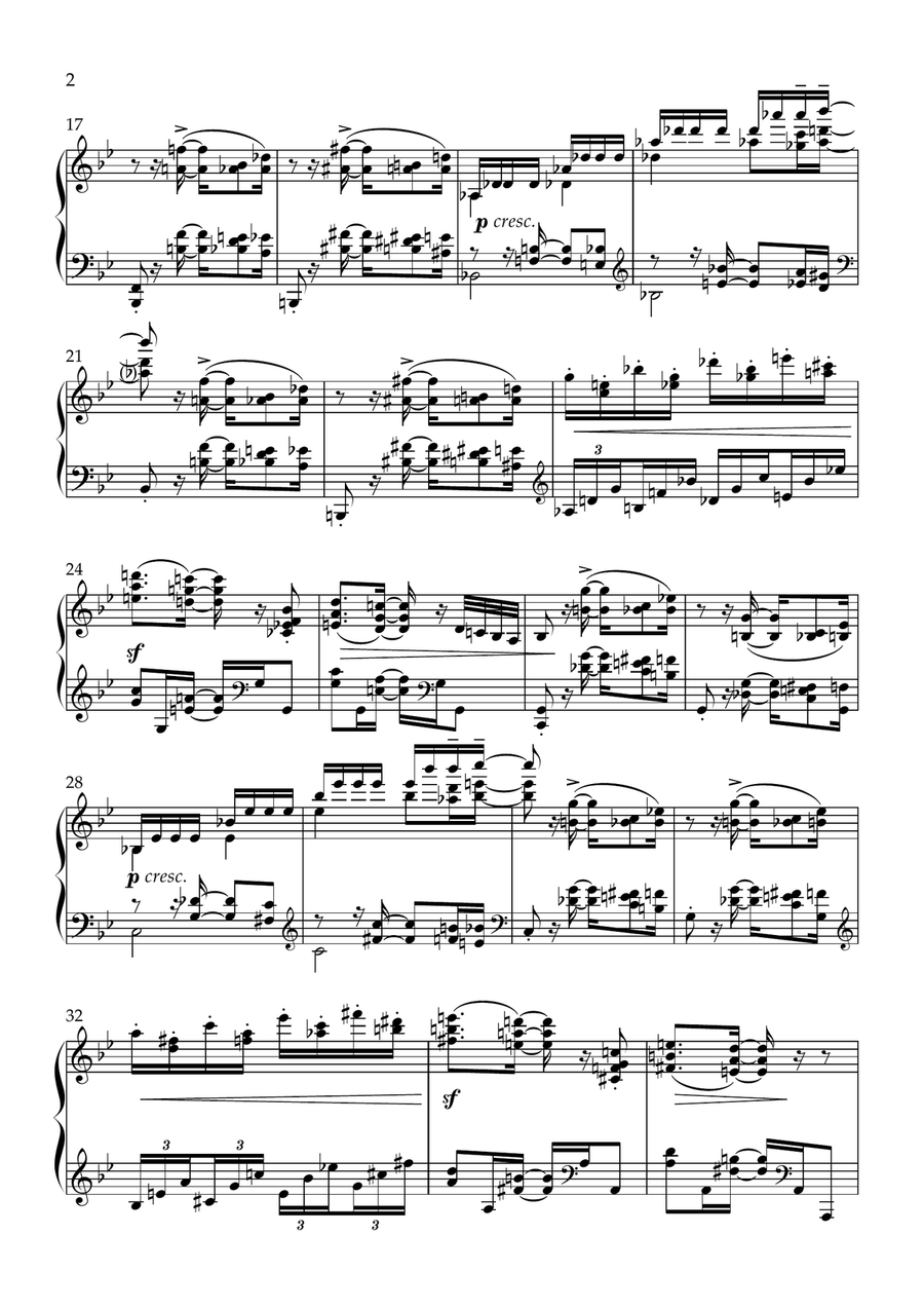 Prelude No.1 Prelude No.1 Piano Solo scores gallery preview page 2