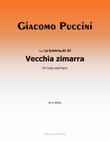 Vecchia zimarra, by Giacomo Puccini, in e minor