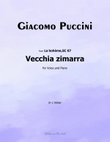 Vecchia zimarra, by Giacomo Puccini, in c minor