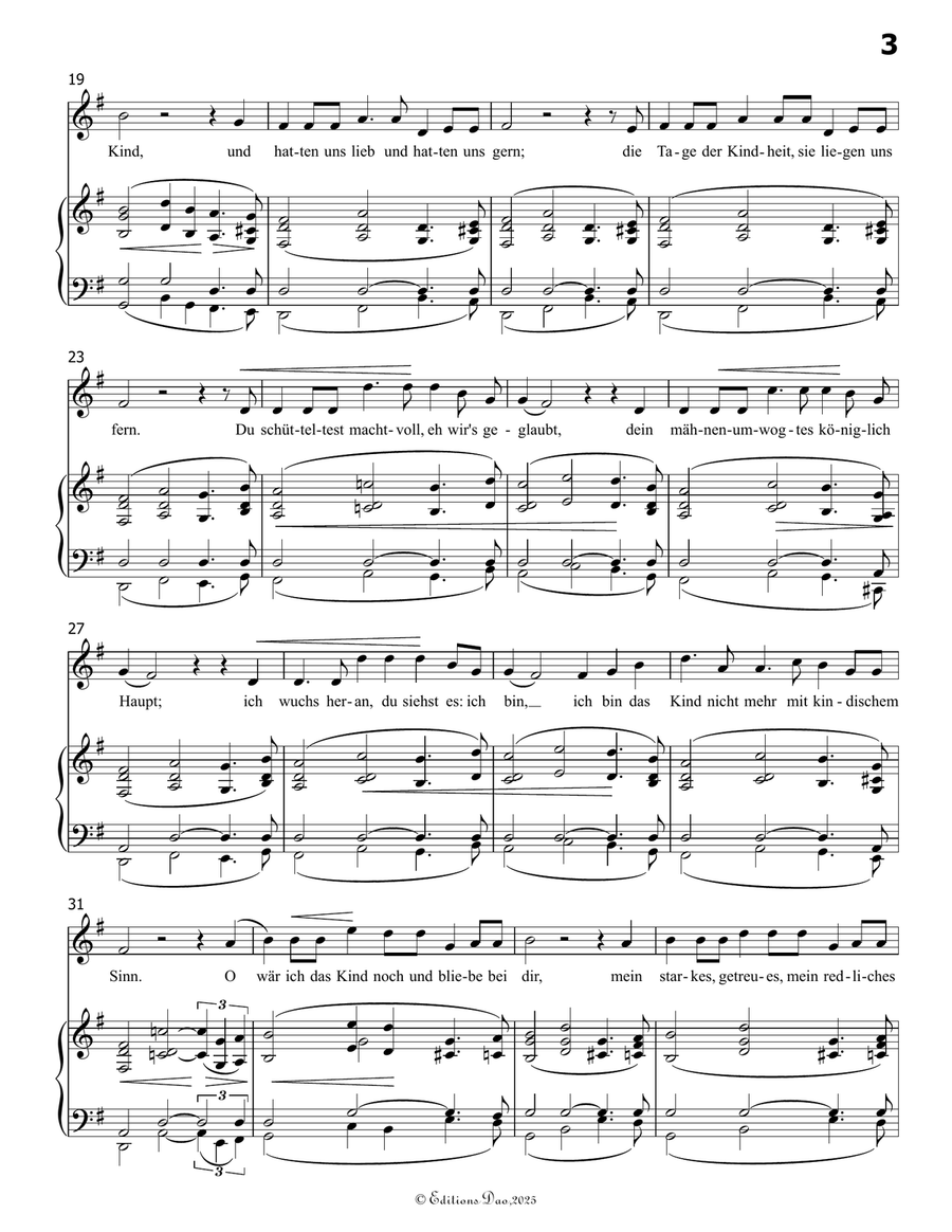 Die Lowenbraut, by Schumann, Op.31 No.1, in g minor Piano, Vocal scores gallery preview page 5