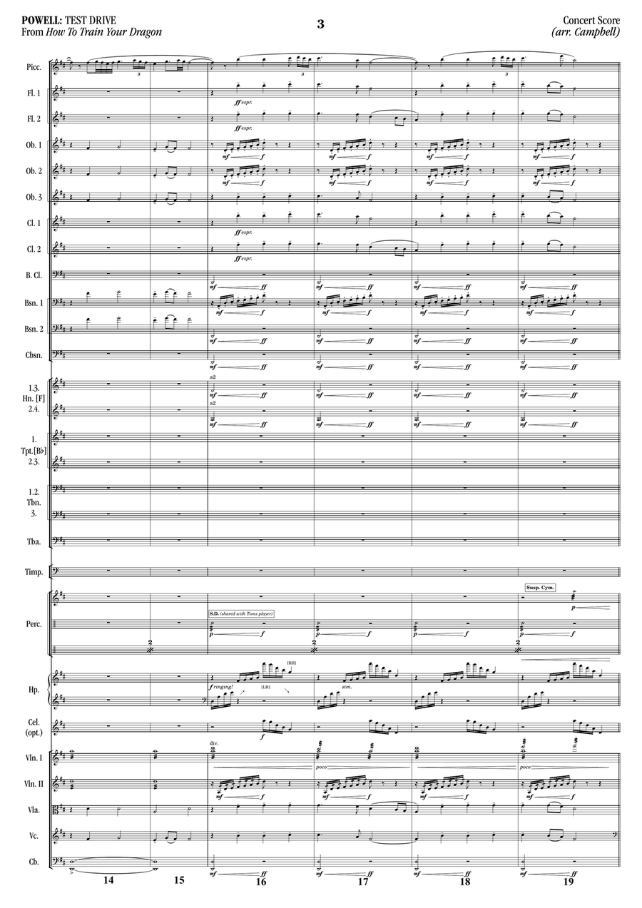 Test Drive Test Drive Full Orchestra scores gallery preview page 3