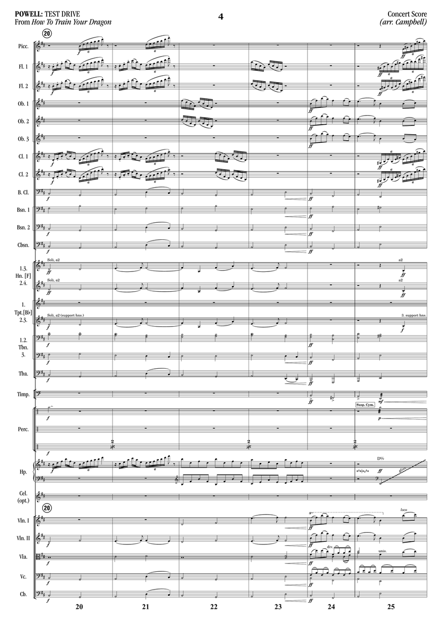 Test Drive Test Drive Full Orchestra scores gallery preview page 4