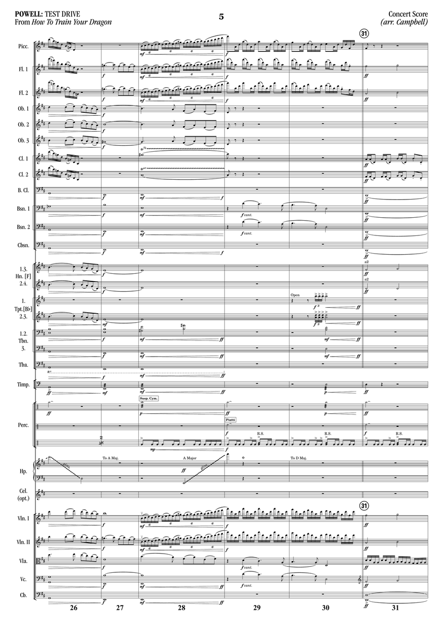 Test Drive Test Drive Full Orchestra scores gallery preview page 5