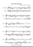 Early One Morning for Alto Saxophone and Trombone Duet