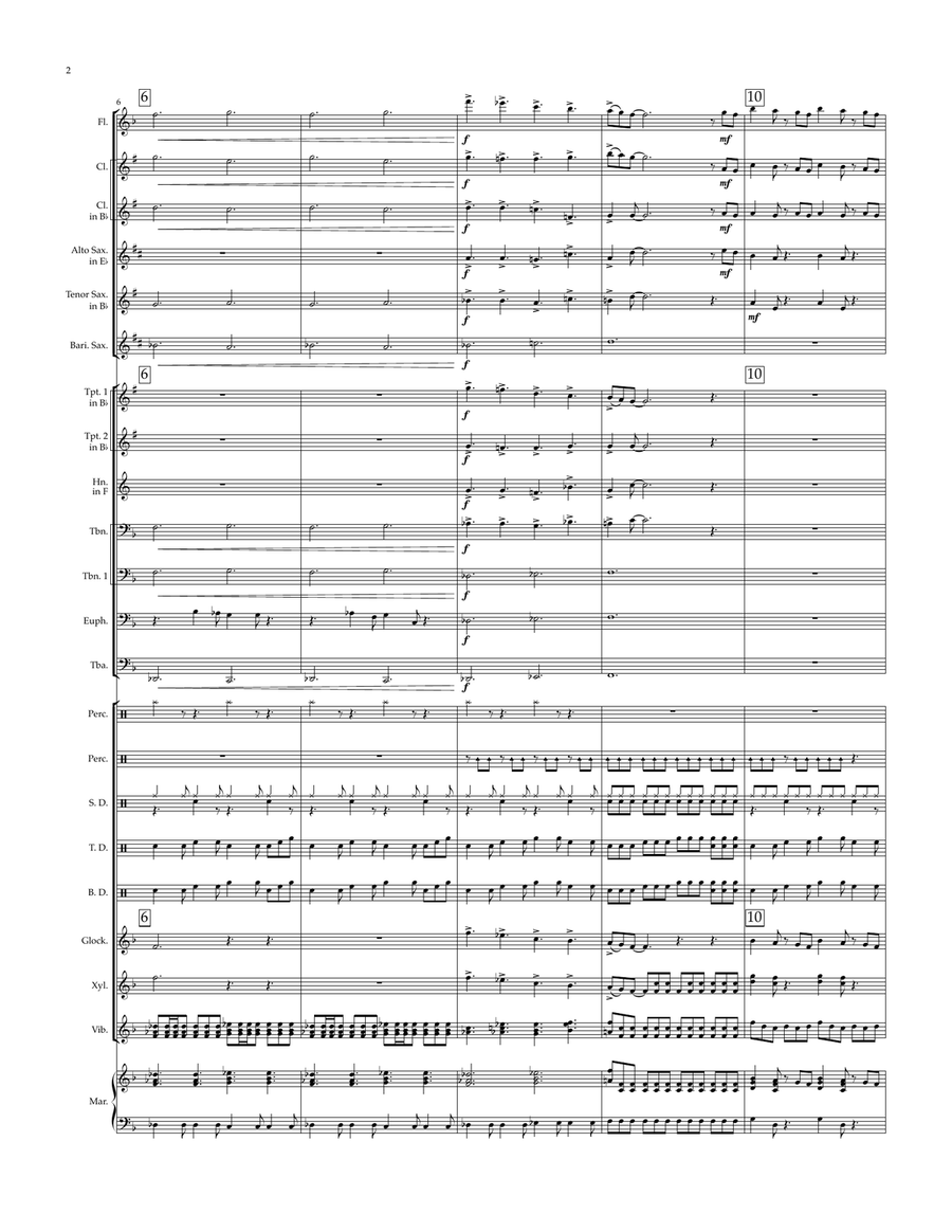 Sail On Sailor Sail On Sailor Marching Band scores gallery preview page 2