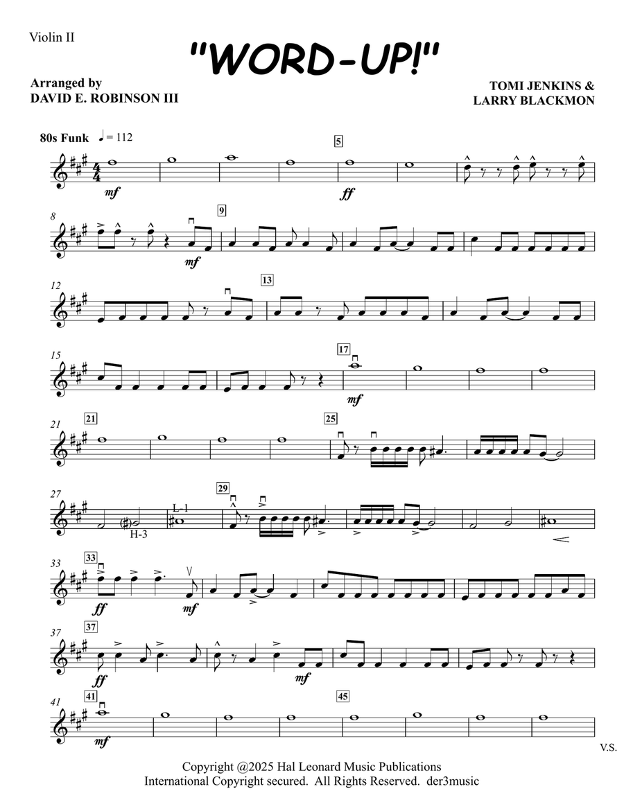 Word Up String Orchestra scores gallery preview page 3