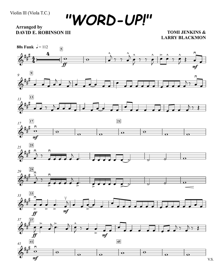 Word Up String Orchestra scores gallery preview page 5