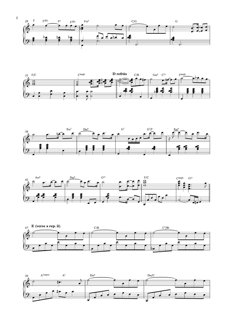 My Way Piano Solo scores gallery preview page 2