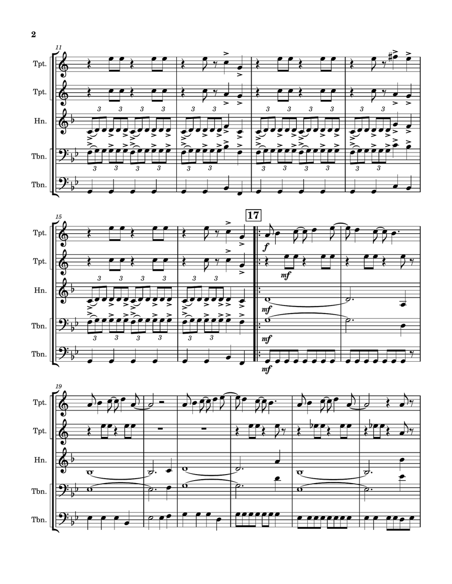 Call Me Brass Quartet scores gallery preview page 3