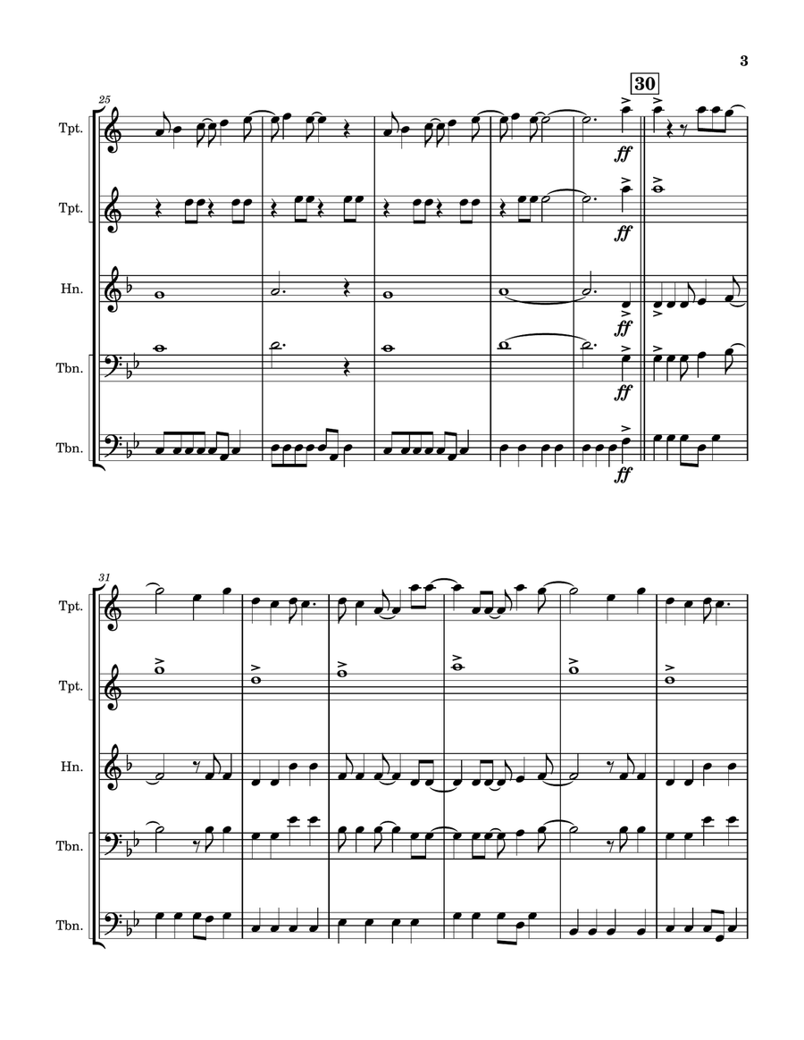 Call Me Brass Quartet scores gallery preview page 4