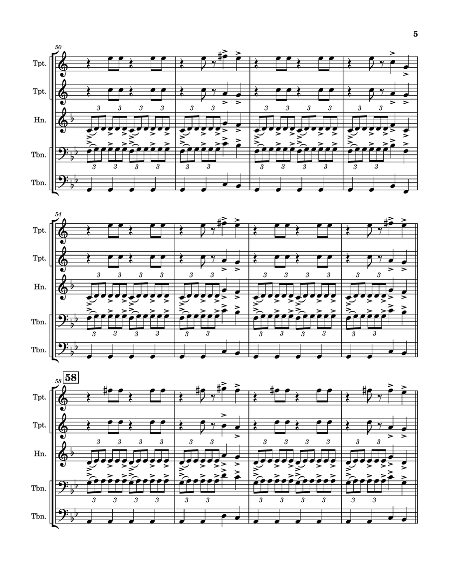 Call Me Brass Quartet scores gallery preview page 6
