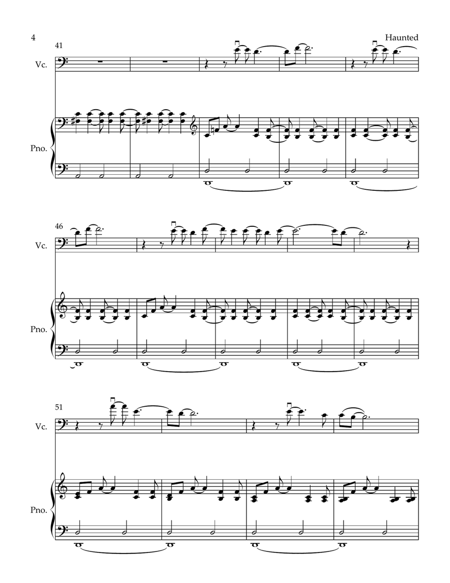 Haunted Piano scores gallery preview page 4