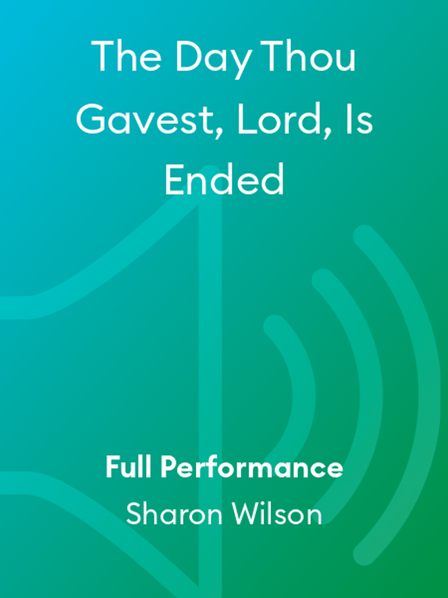 The Day Thou Gavest, Lord, Is Ended Piano Solo scores gallery preview page 1