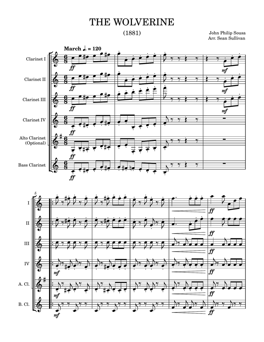 The Wolverine Clarinet Quintet scores gallery preview page 2
