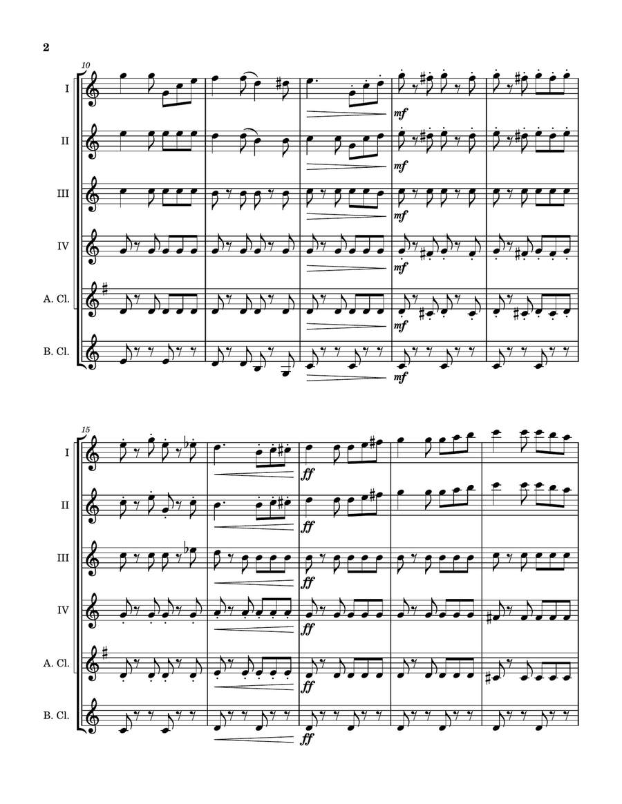 The Wolverine Clarinet Quintet scores gallery preview page 3