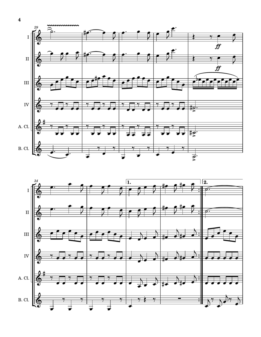 The Wolverine Clarinet Quintet scores gallery preview page 5