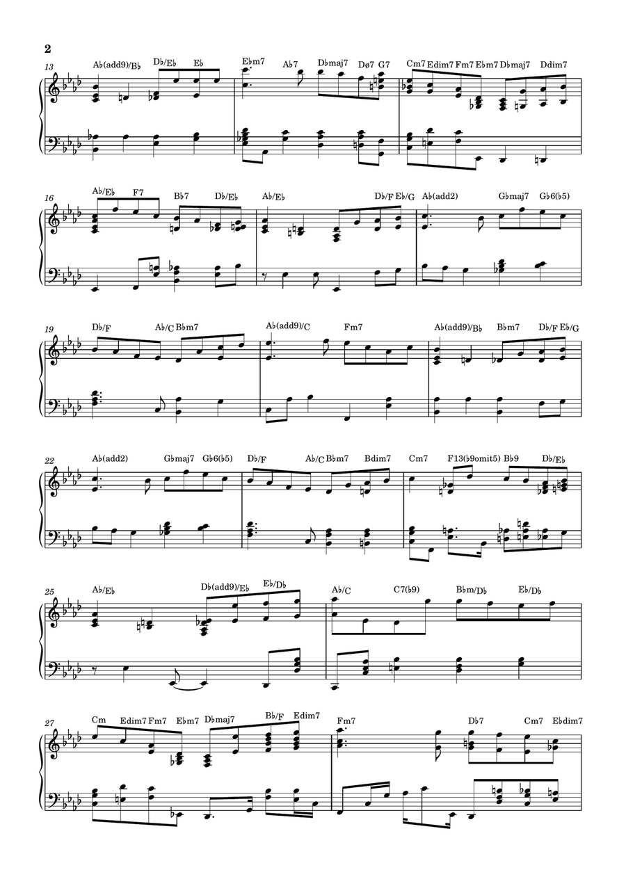 Danny Boy Danny Boy Piano Solo scores gallery preview page 2