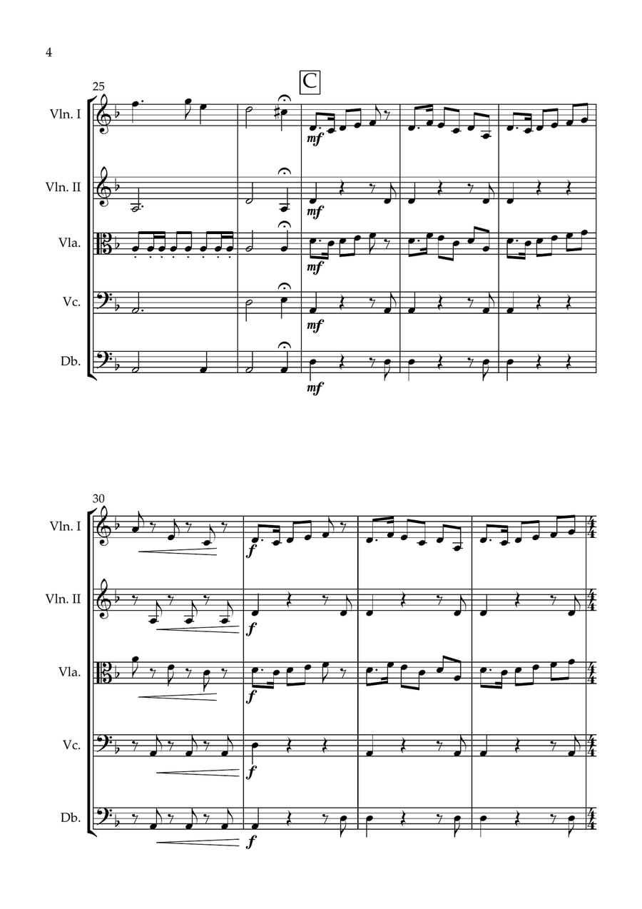 Pirates of The Caribbean Pirates of The Caribbean String Orchestra scores gallery preview page 4