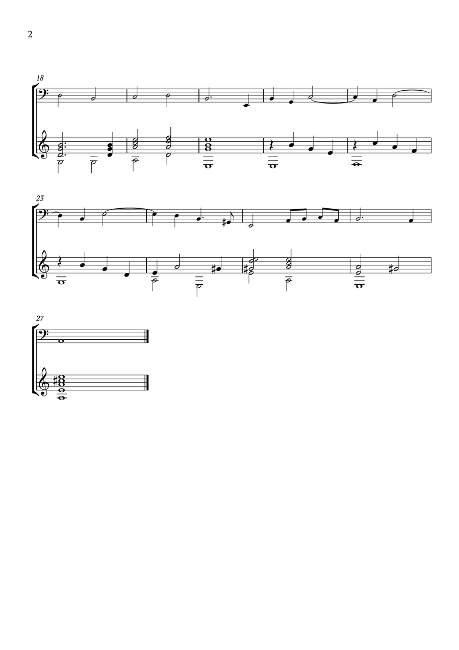 When to Her Lute Corinna Sings String Duet scores gallery preview page 2