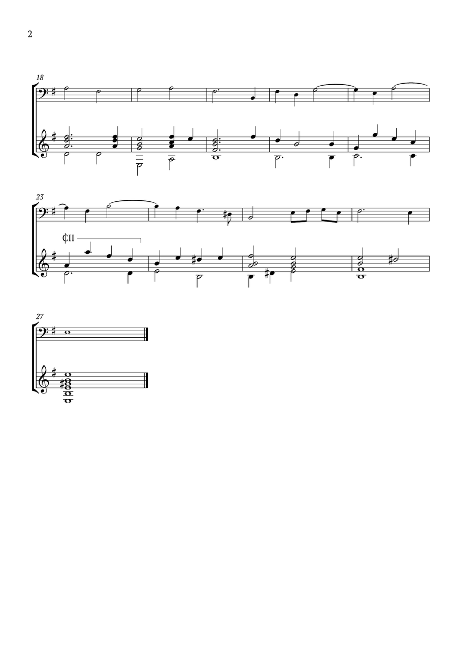 When to Her Lute Corinna Sings String Duet scores gallery preview page 2
