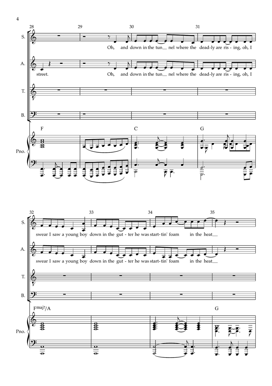 Bat Out Of Hell Bat Out Of Hell 4-Part scores gallery preview page 4
