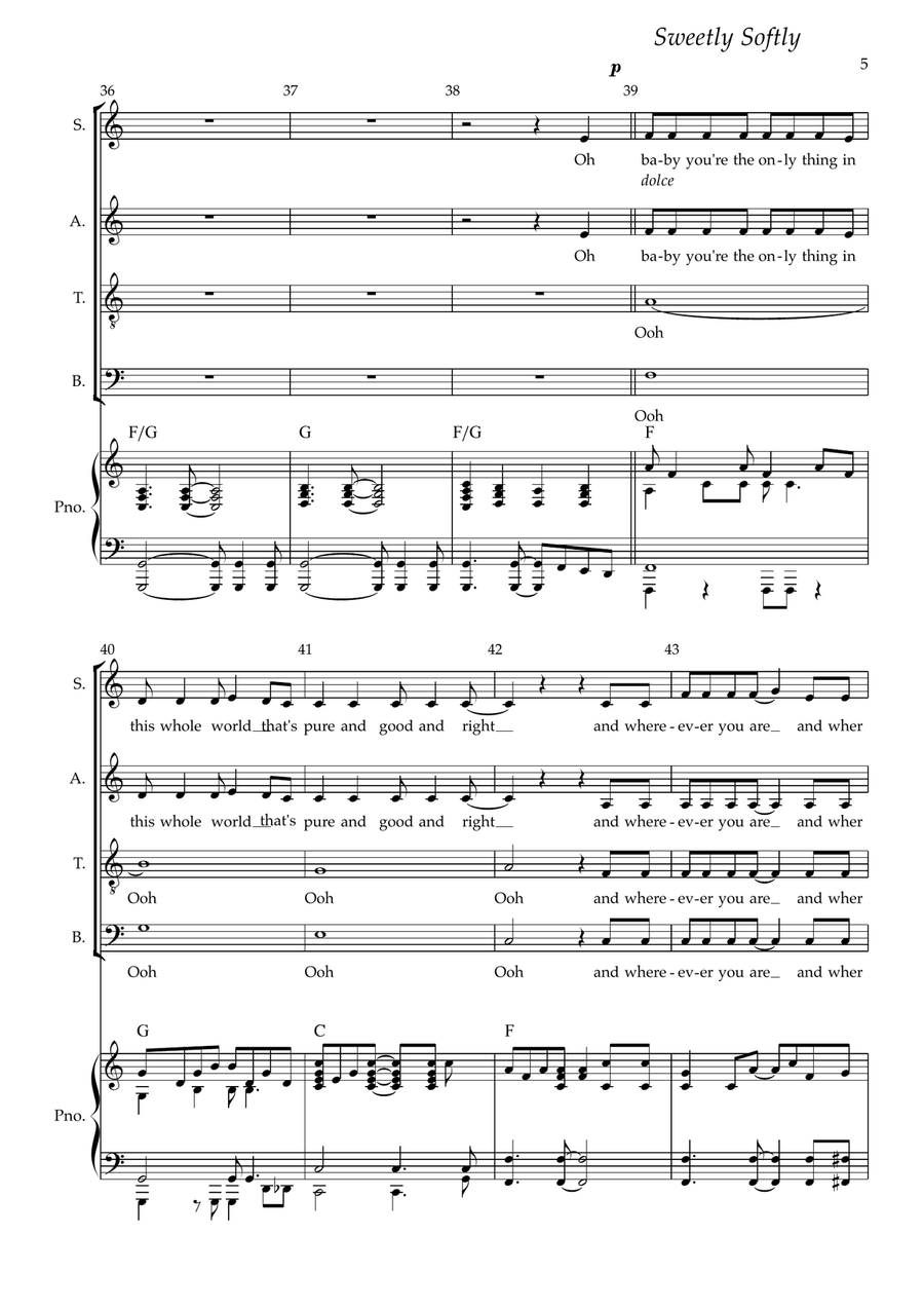 Bat Out Of Hell Bat Out Of Hell 4-Part scores gallery preview page 5