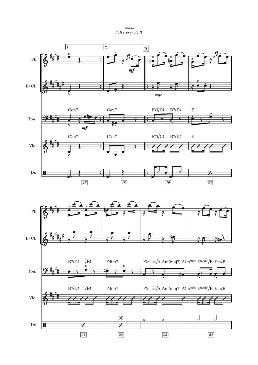 Odeon Odeon Small Ensemble scores gallery preview page 3